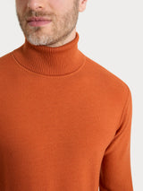 Dolcevita Punto Links in Merino Soft Arancioni Uomo - Ragno