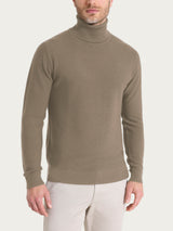 Dolcevita Punto Links in Merino Soft Marroni Uomo - Ragno