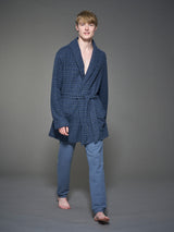 Vestaglia corta da camera in Cotton Eco Pile - - Ragno