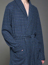 Vestaglia corta da camera in Cotton Eco Pile - - Ragno