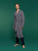 Vestaglia lunga da camera in Cotton Eco Pile - - Ragno