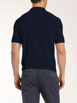 Polo Punto Links in puro cotone Blu Uomo - Ragno