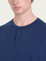 Pigiama corto con fantasia check in Jersey di Cotone Rossi Uomo - Ragno