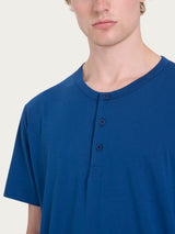 Pigiama corto con fantasia check in Jersey di Cotone Verdi Uomo - Ragno