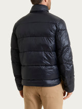 Piumino corto shiny in Vegan Down Neri Uomo - Ragno