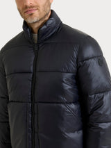 Piumino corto shiny in Vegan Down Neri Uomo - Ragno