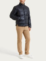 Piumino corto shiny in Vegan Down Neri Uomo - Ragno