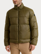 Shiny Puffer piumino corto Verdi Uomo - Ragno