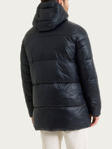 Shiny Puffer piumino con cappuccio Neri Uomo - Ragno