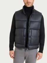 Shiny Puffer piumino smanicato Neri Uomo - Ragno