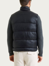 Piumino shiny smanicato in Vegan Down Neri Uomo - Ragno