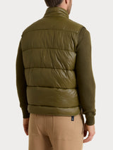 Shiny Puffer piumino smanicato Verdi Uomo - Ragno