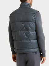 Piumino shiny smanicato in Vegan Down Grigi Uomo - Ragno
