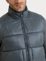 Piumino shiny smanicato in Vegan Down Grigi Uomo - Ragno