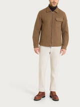 SoftCoat Giacca con collo camicia Marroni Uomo - Ragno