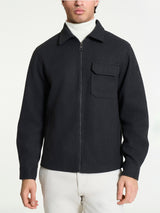 SoftCoat Giacca con collo camicia Neri Uomo - Ragno