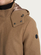 Parka in Vegan Wool Marroni Uomo - Ragno