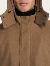 Parka in Vegan Wool Marroni Uomo - Ragno