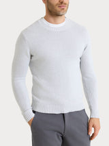 Pull girocollo in Winter Cotton Grigi Uomo - Ragno