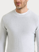 Pull girocollo in Winter Cotton Grigi Uomo - Ragno
