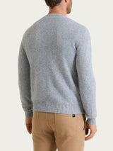 Pull girocollo in Natural Soft  Neri Uomo - Ragno