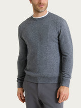 Pull girocollo in Natural Soft  Neri Uomo - Ragno