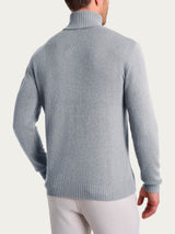 Men's Nero Wool and Angora Blend Turtleneck - Ragno