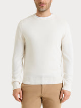 Pull girocollo in Merino Soft Bianchi Uomo - Ragno