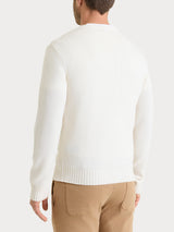 Pull girocollo in Merino Soft Bianchi Uomo - Ragno