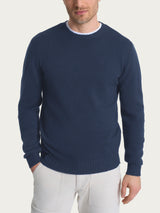 Pull girocollo in Merino Soft Viola Uomo - Ragno