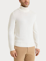 Dolcevita in Merino Soft Bianchi Uomo - Ragno