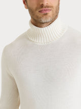 Dolcevita in Merino Soft Bianchi Uomo - Ragno