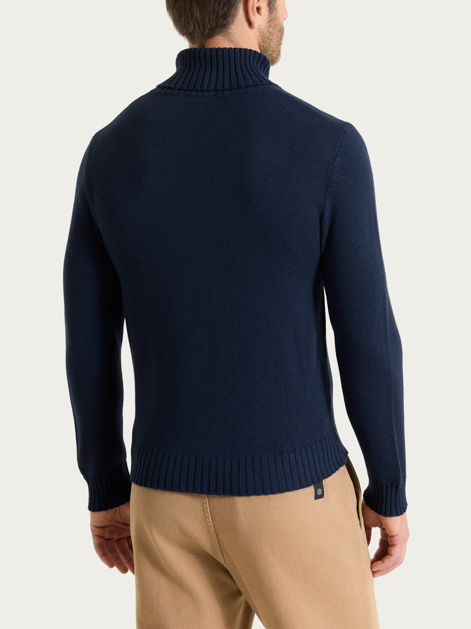 Dolcevita in Merino Soft Blu Uomo - Ragno