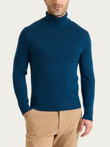 Dolcevita in Merino Soft Azzurri Uomo - Ragno