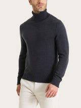 Dolcevita in Merino Soft Neri Uomo - Ragno