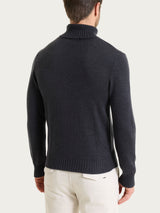 Dolcevita in Merino Soft Neri Uomo - Ragno