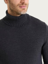 Dolcevita in Merino Soft Neri Uomo - Ragno