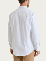 Camicia classica in Oxford Double Twisted Bianchi Uomo - Ragno