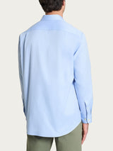 Camicia classica in Oxford Double Twisted Azzurri Uomo - Ragno