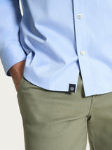 Camicia classica in Oxford Double Twisted Azzurri Uomo - Ragno