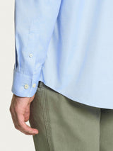 Camicia classica in Oxford Double Twisted Azzurri Uomo - Ragno