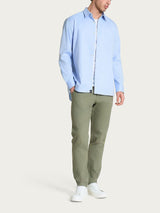 Camicia classica in Oxford Double Twisted Azzurri Uomo - Ragno