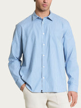 Camicia classica in Oxford Double Twisted Azzurri Uomo - Ragno