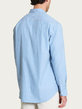 Camicia classica in Oxford Double Twisted Azzurri Uomo - Ragno