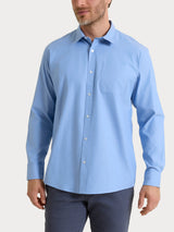 Camicia classica in Oxford Double Twisted Azzurri Uomo - Ragno