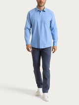 Camicia classica in Oxford Double Twisted Azzurri Uomo - Ragno