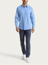 Camicia classica in Oxford Double Twisted Azzurri Uomo - Ragno
