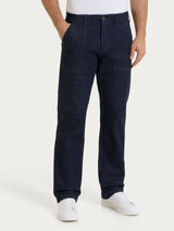 Jeans Explorer in Super Denim Viola Uomo - Ragno