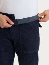 Jeans Explorer in Super Denim Viola Uomo - Ragno