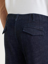Jeans Chino in Super Denim Viola Uomo - Ragno